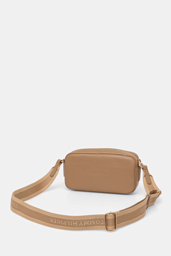 Doplnky Tommy Hilfiger crossbody kabelka dámska AW0AW18370 béžová