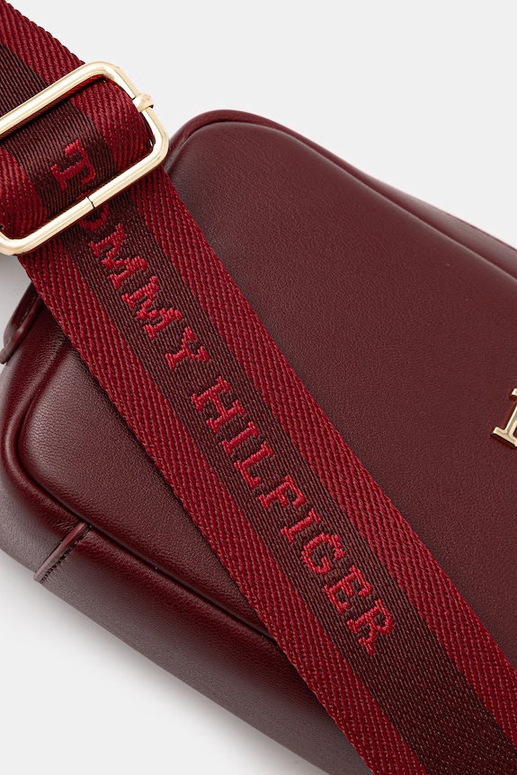 Tommy Hilfiger crossbody kabelka dámska burgundské AW0AW18370