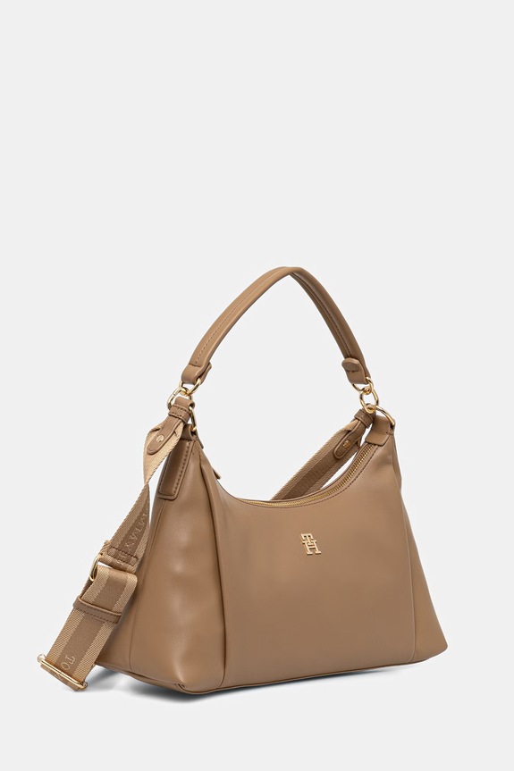 Tommy Hilfiger női műbőr bőrönd AW0AW18373 bézs SS26