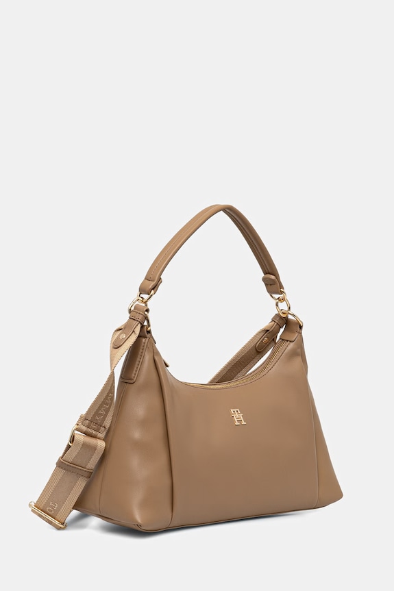 Tommy Hilfiger női műbőr bőrönd AW0AW18373 bézs SS26