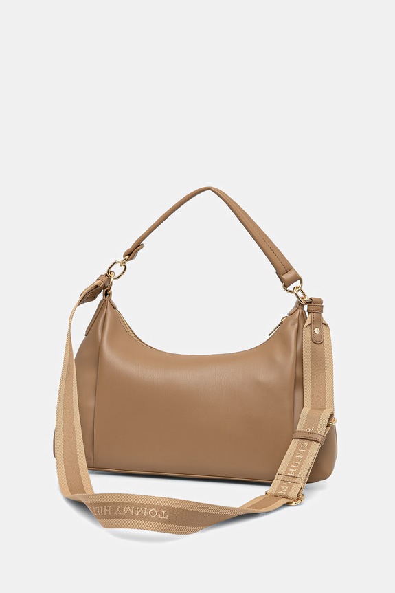 Kiegészítők Tommy Hilfiger női műbőr bőrönd AW0AW18373 bézs