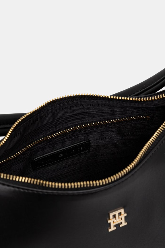 Tommy Hilfiger geantă de portbagaj pentru femei, cu imitație de piele AW0AW18373 negru