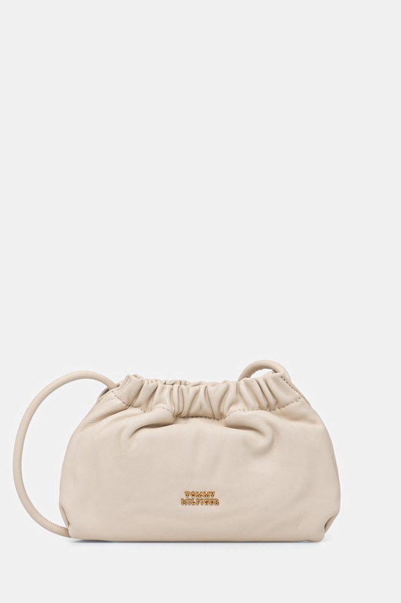 Tommy Hilfiger Keresztpántos táska női bőr bézs AW0AW18375