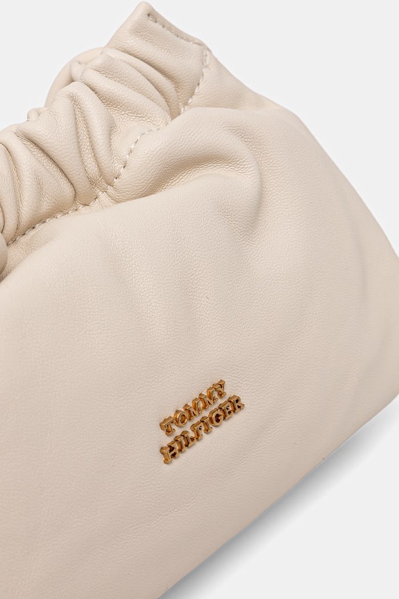 Tommy Hilfiger Keresztpántos táska női bőr bézs AW0AW18375