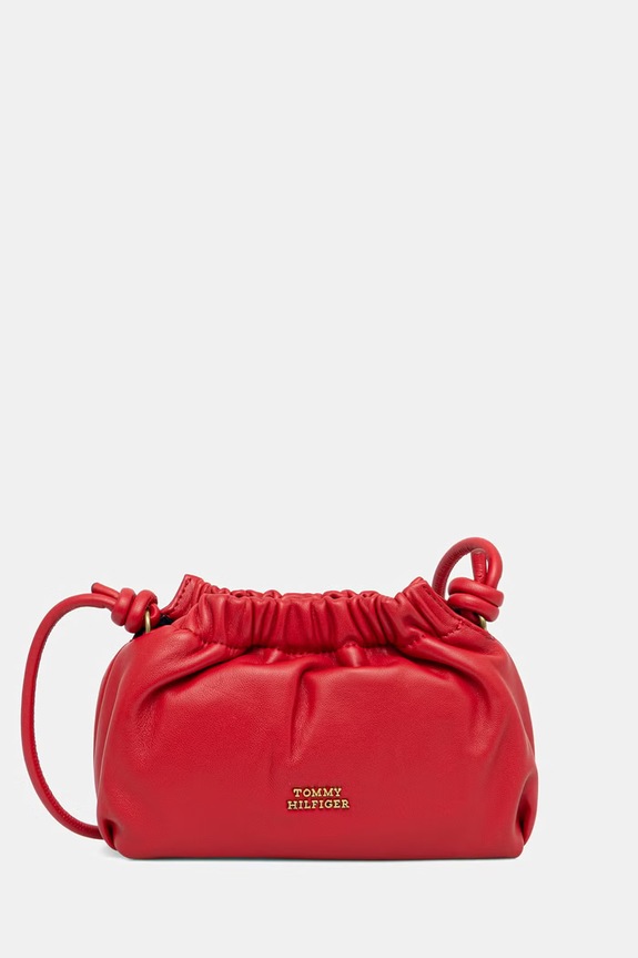 Tommy Hilfiger keresztpántos táska női bőr piros AW0AW18375