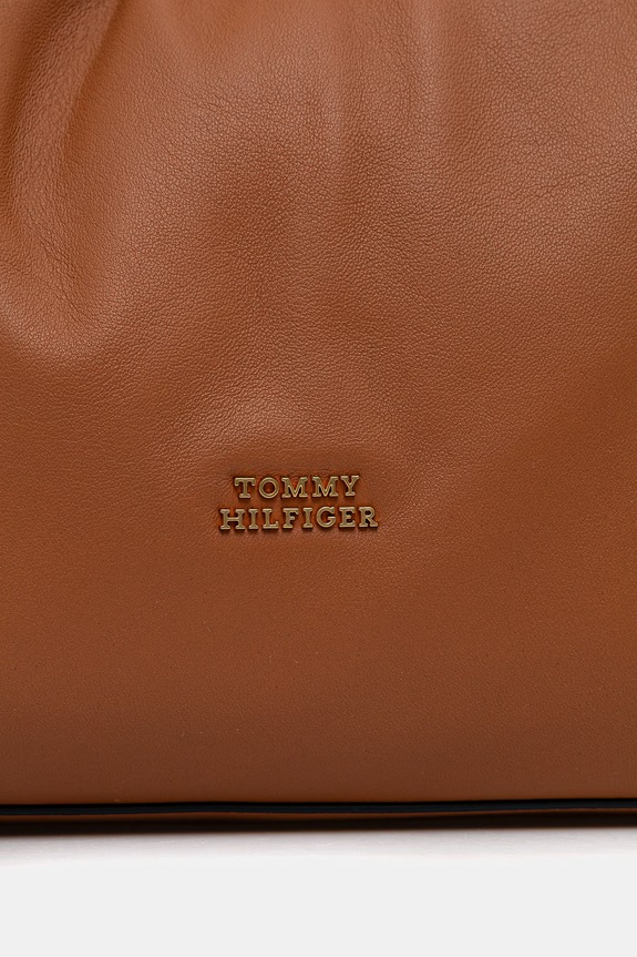 Tommy Hilfiger shopper női bőr barna AW0AW18376