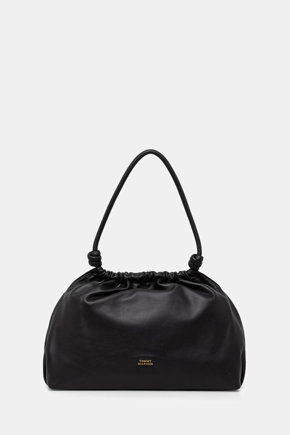 Tommy Hilfiger shopper női bőr fekete AW0AW18376