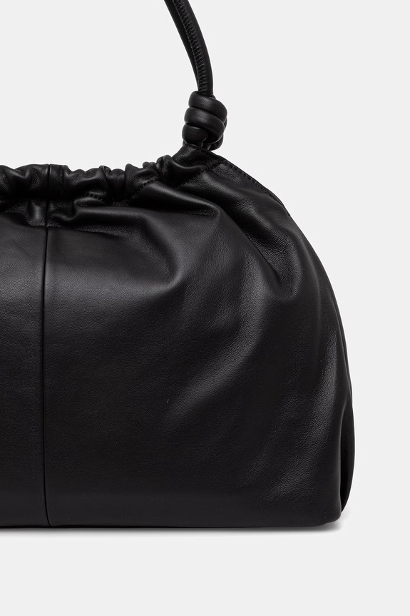 Kiegészítők Tommy Hilfiger shopper női bőr AW0AW18376 fekete