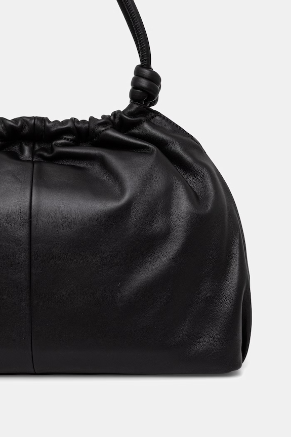 Kiegészítők Tommy Hilfiger shopper női bőr AW0AW18376 fekete