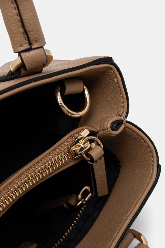 Tommy Hilfiger Keresztpántos táska női műbőr AW0AW18379 bézs