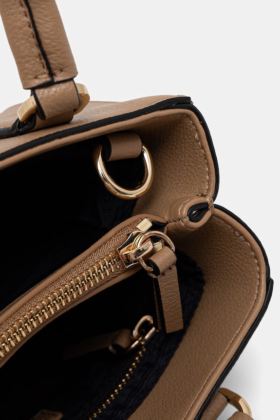 Tommy Hilfiger Keresztpántos táska női műbőr AW0AW18379 bézs