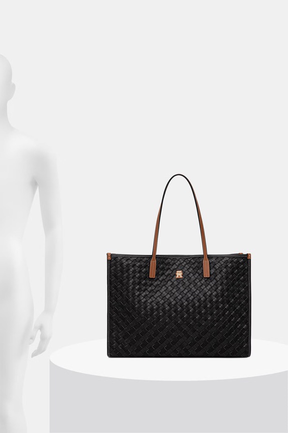 Tommy Hilfiger kabelka typu tote dámska z imitácie kože AW0AW18394