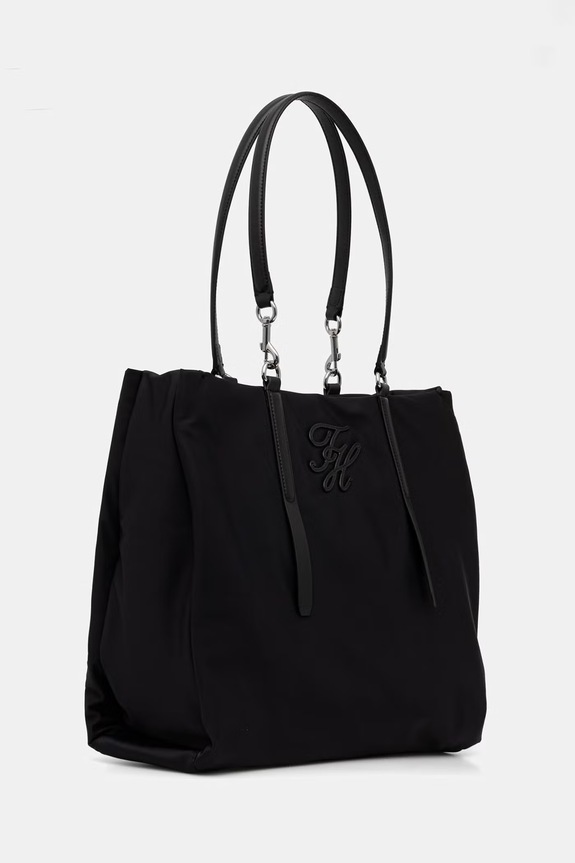 Tommy Hilfiger torebka shopper damska AW0AW18406 czarny SS26