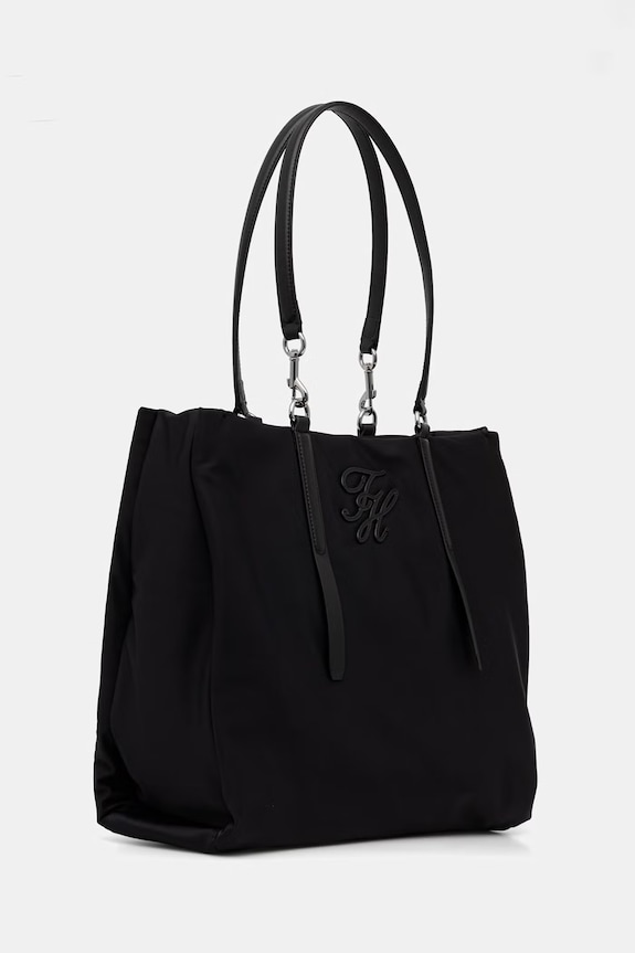 Tommy Hilfiger torebka shopper damska AW0AW18406 czarny SS26