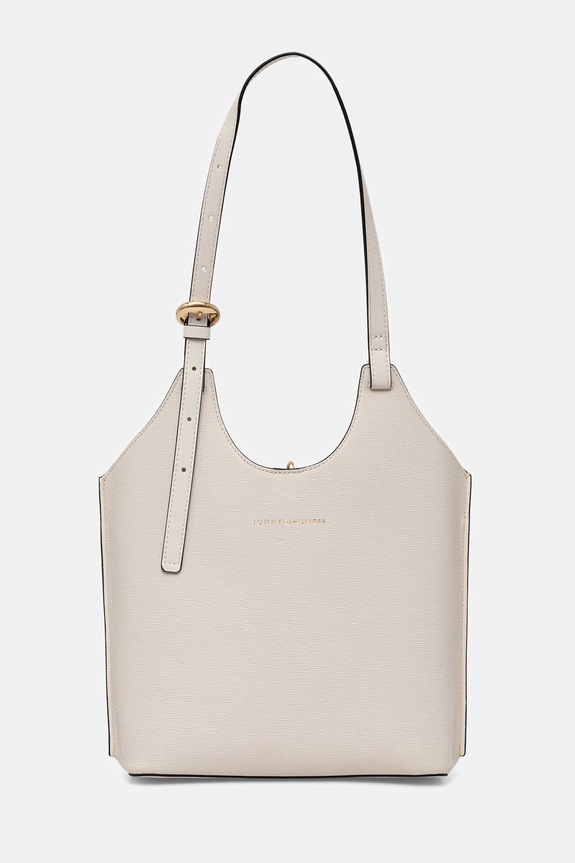 Tommy Hilfiger geantă tote de damă bej AW0AW18617