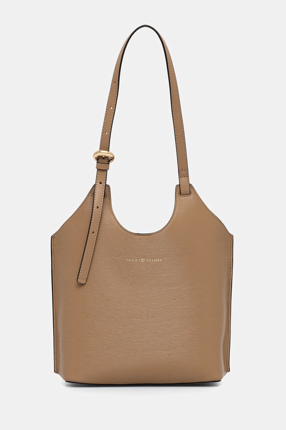 Tommy Hilfiger tote bag de damă bej AW0AW18617