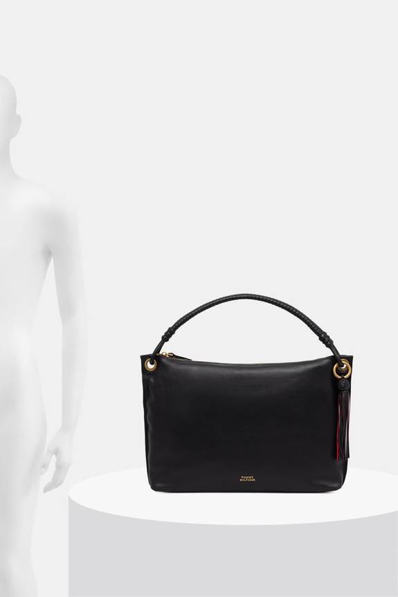 Tommy Hilfiger torebka shopper damska skórzana AW0AW18621