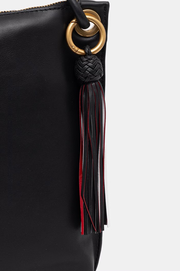 Tommy Hilfiger torebka shopper damska skórzana czarny AW0AW18621