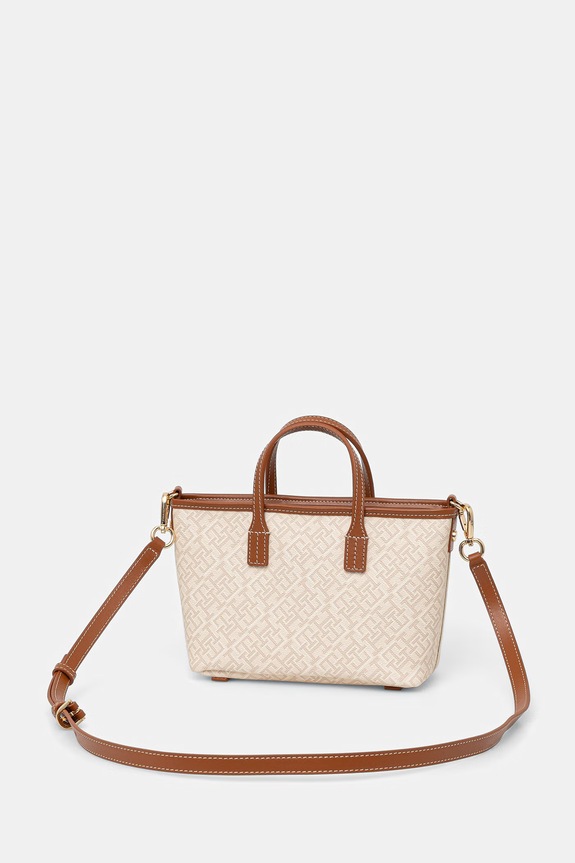 Doplnky Tommy Hilfiger crossbody kabelka dámska AW0AW18848 béžová