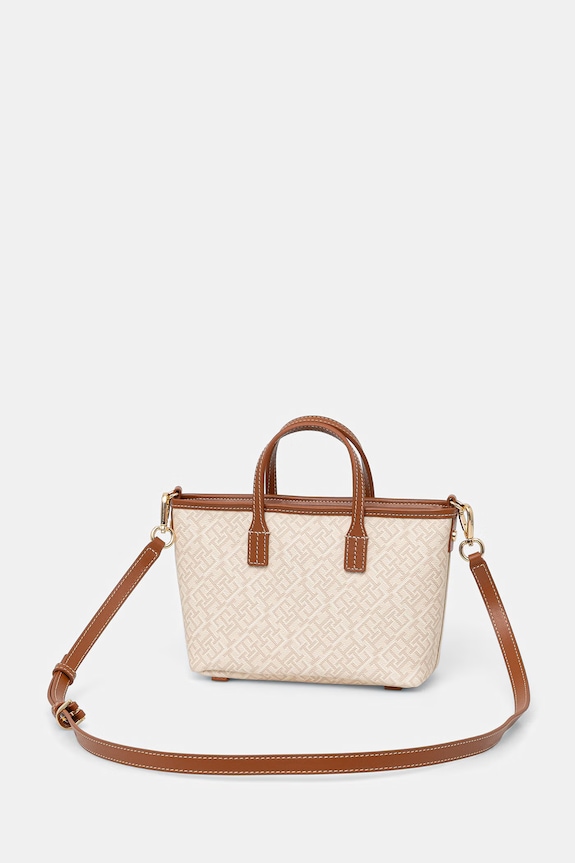 Doplnky Tommy Hilfiger crossbody kabelka dámska AW0AW18848 béžová