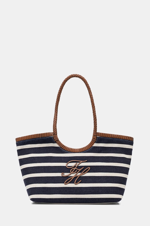 Tommy Hilfiger geantă tote pentru femei bleumarin AW0AW18400