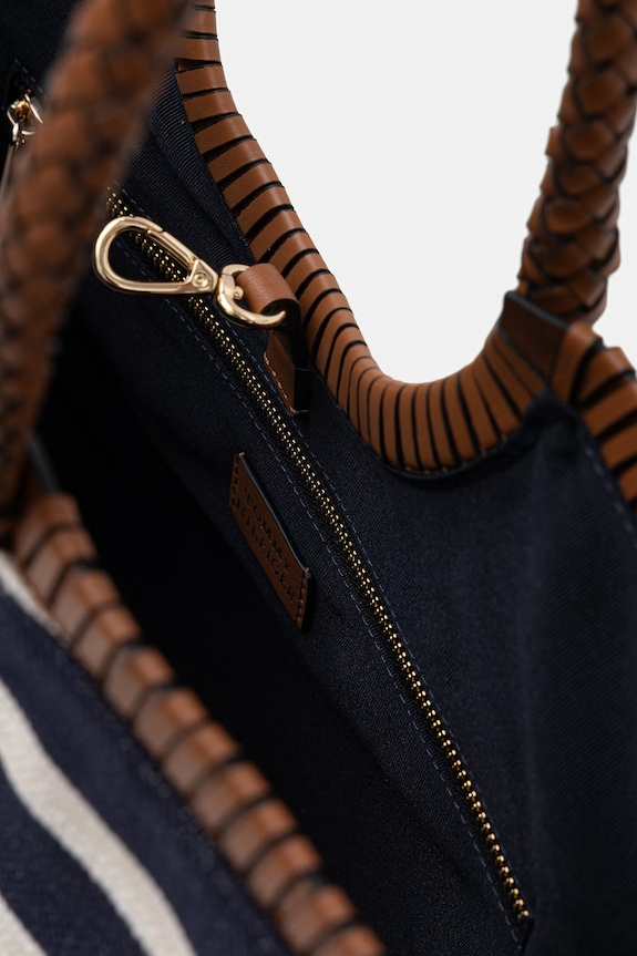 Tommy Hilfiger geantă tote pentru femei AW0AW18400 bleumarin