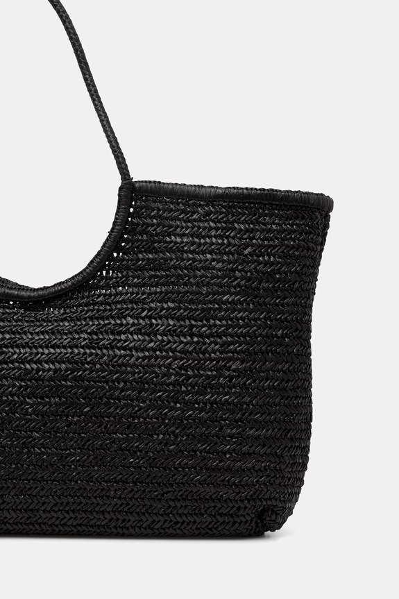 Accesorii Tommy Hilfiger coș pentru femei SUMMER AW0AW18633 negru