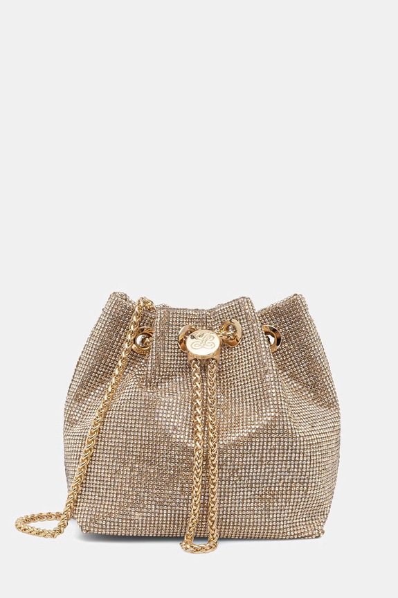 Luisa Spagnoli torebka crossbody damska Insolita złoty 543106