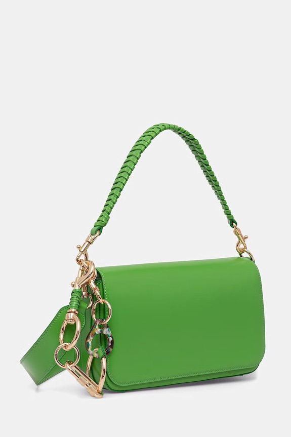 United Colors of Benetton geantă pentru femei, cu imitație de piele 6PJNVY00R verde SS26
