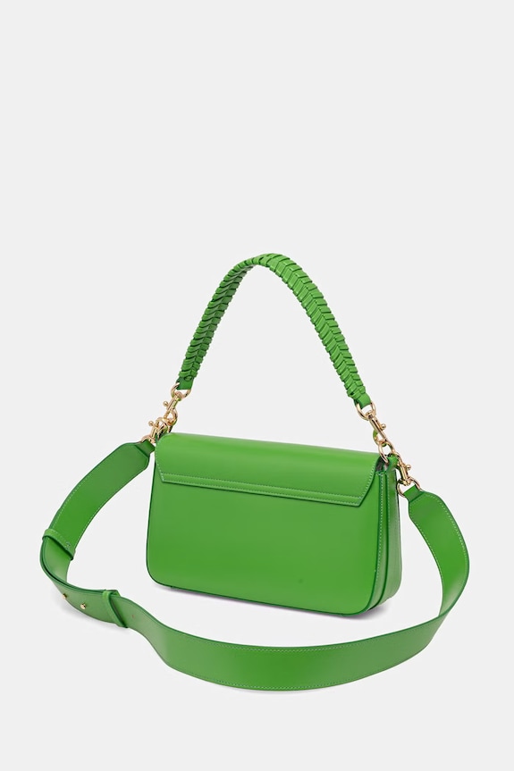 Accesorii United Colors of Benetton geantă pentru femei, cu imitație de piele 6PJNVY00R verde