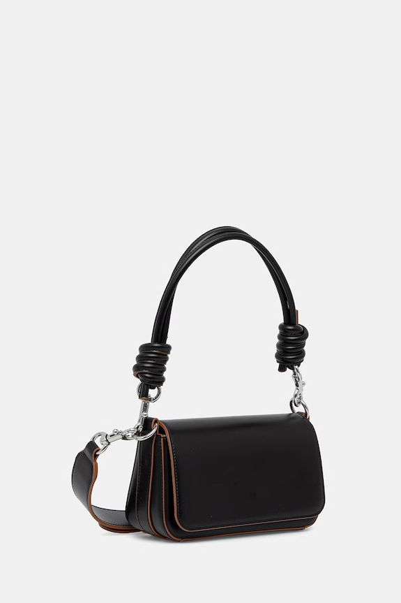 United Colors of Benetton geantă crossbody pentru femei, din imitație de piele 6PJNVY014 negru SS26