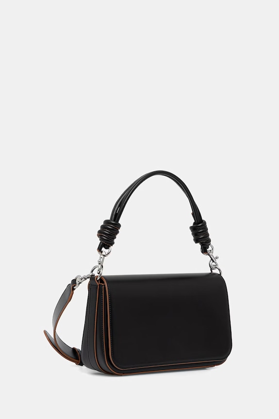Γυναικεία τσάντα χιαστί United Colors of Benetton 6PJNVY015 μαύρο SS26