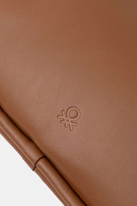 United Colors of Benetton torebka shopper damska brązowy 6TREVY019