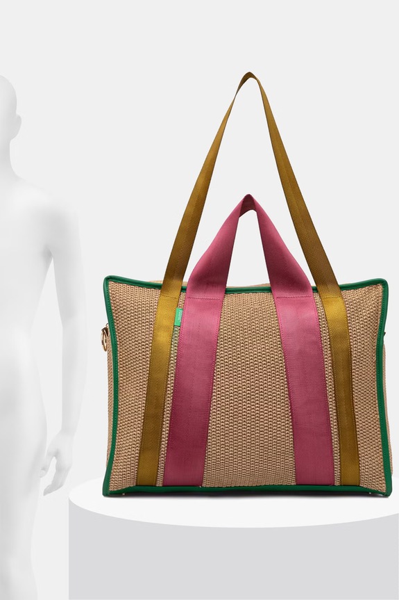 United Colors of Benetton geantă shopper pentru femei împletită 6XZZVY01W