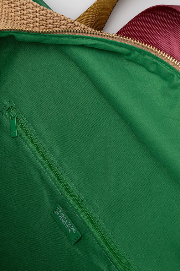 United Colors of Benetton geantă shopper pentru femei împletită 6XZZVY01W bej