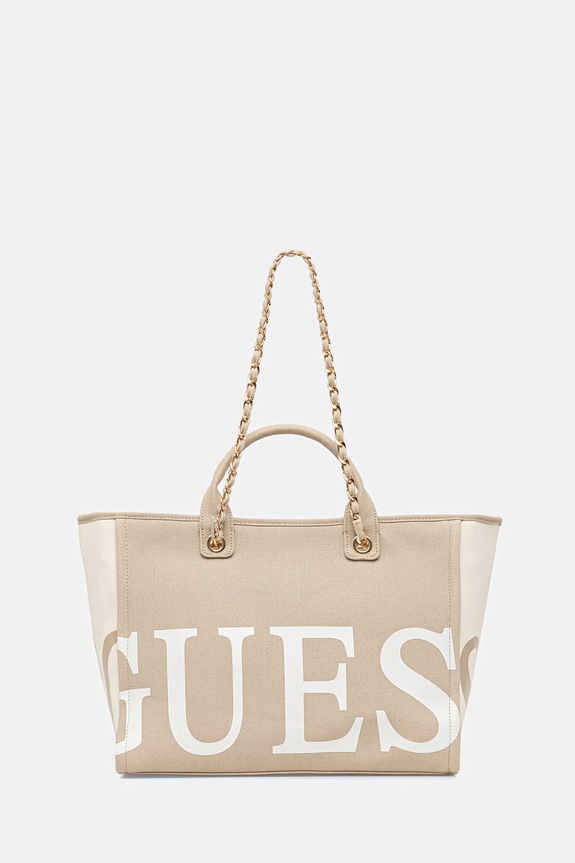 Guess shopper táska női bézs E6GZ03.WP750