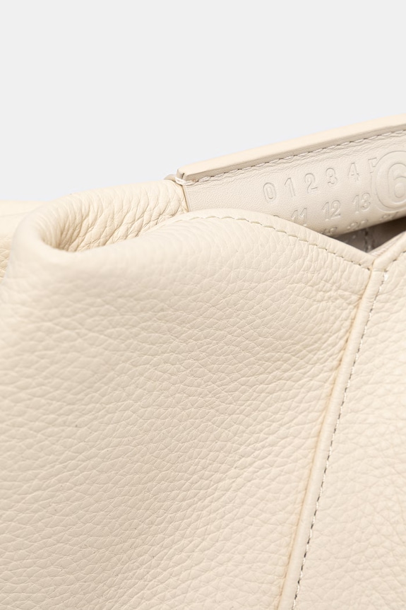 MM6 Maison Margiela torebka skórzana beżowy SB5WD0029.P7255.T2014