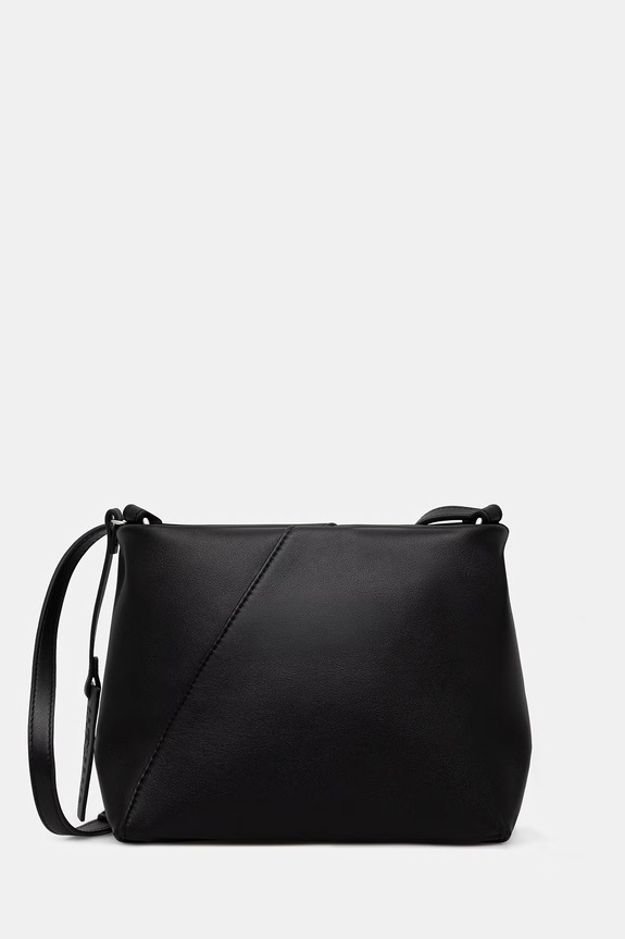 MM6 Maison Margiela crossbody bag Women's leather black SB5ZH0032.P8805.T8013