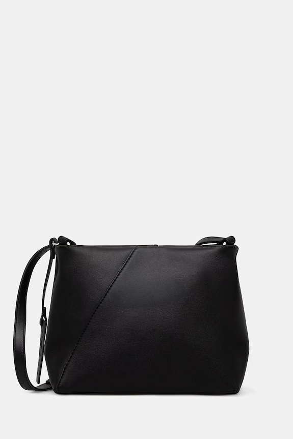 MM6 Maison Margiela crossbody bag Women's leather black SB5ZH0032.P8805.T8013