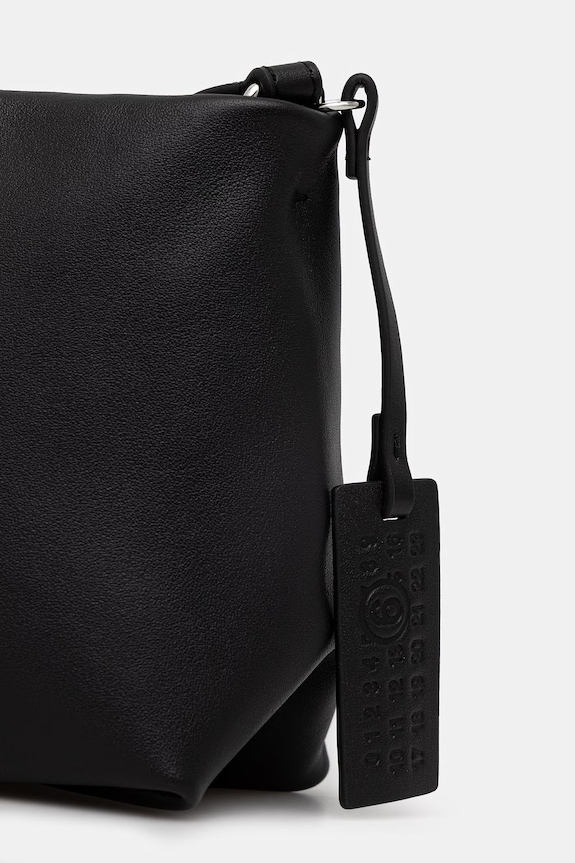 MM6 Maison Margiela crossbody bag Women's leather black SB5ZH0032.P8805.T8013