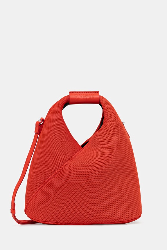 MM6 Maison Margiela torebka nie mieści A4 czerwony SB6WD0026.P6414.T4020