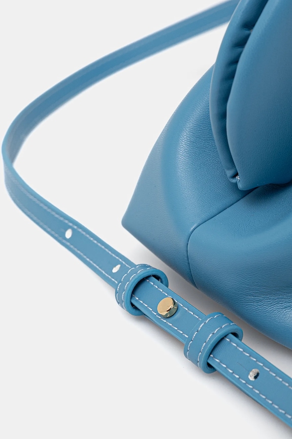 Themoire torebka crossbody damska z imitacji skóry niebieski 261WTMB00