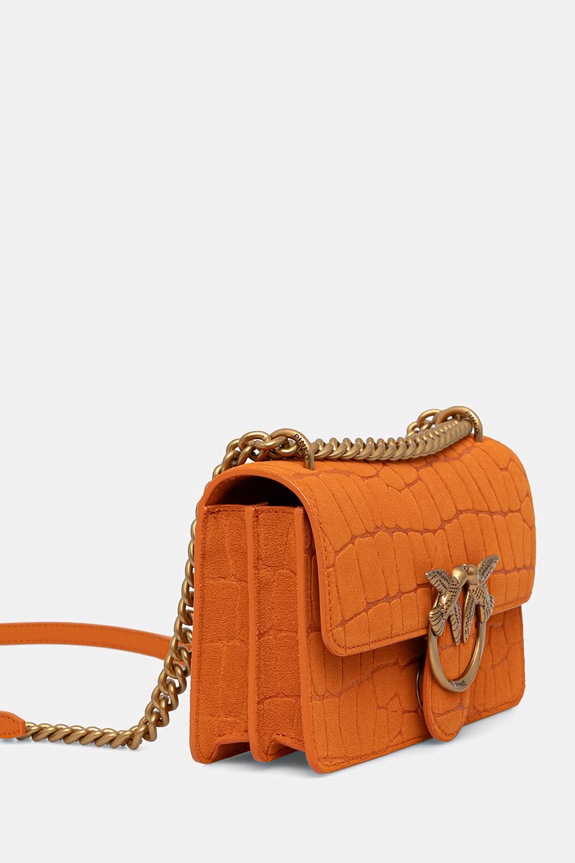 Pinko torebka crossbody damska 100074.A2YW pomarańczowy SS26
