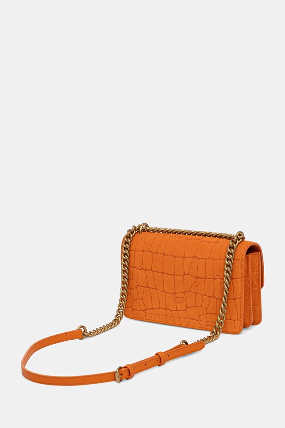 Akcesoria Pinko torebka crossbody damska 100074.A2YW pomarańczowy