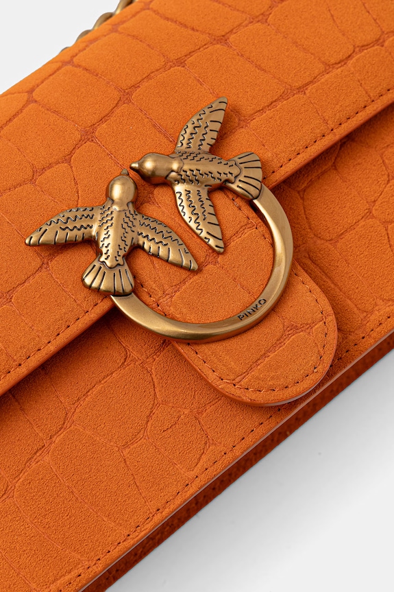 Pinko torebka crossbody damska pomarańczowy 100074.A2YW
