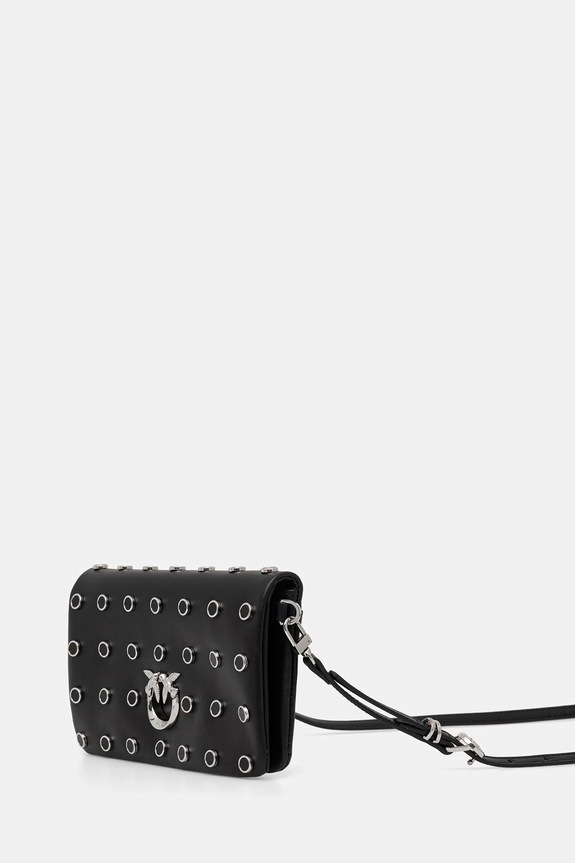Pinko oldaltáska női bőr 106023.A39U fekete SS26