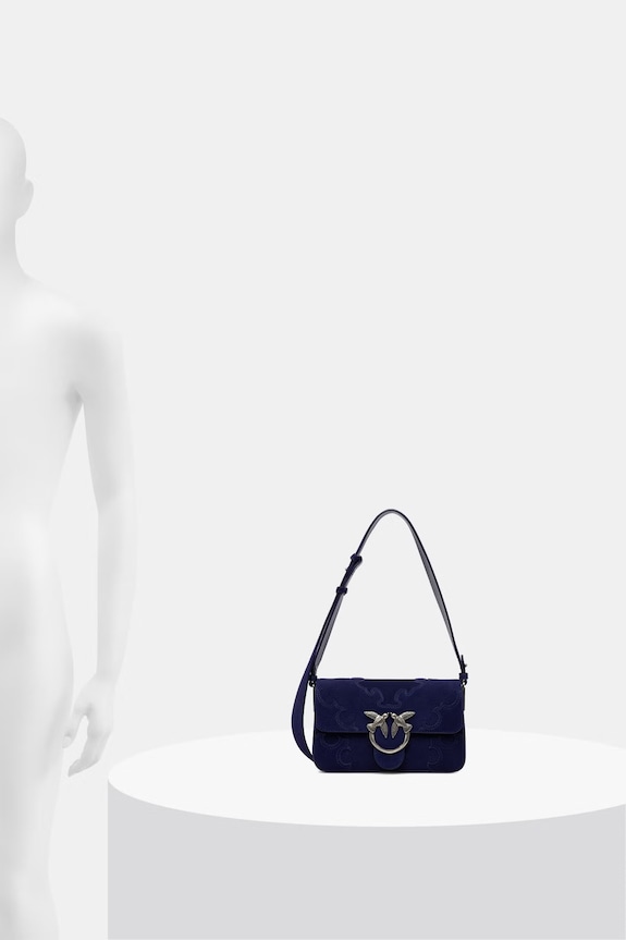 Pinko crossbody kabelka dámská semišová 106244.A0F6