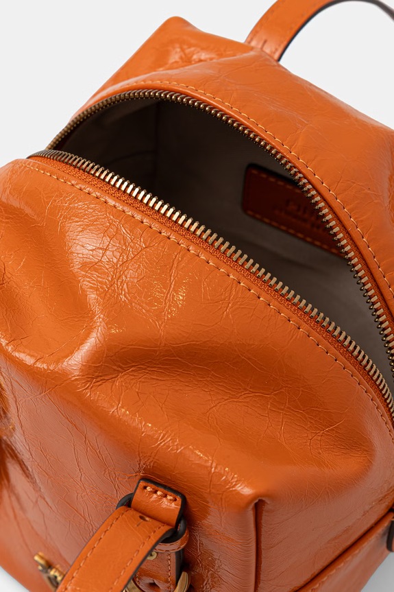 Pinko torebka damska skórzana 106465.A315 pomarańczowy