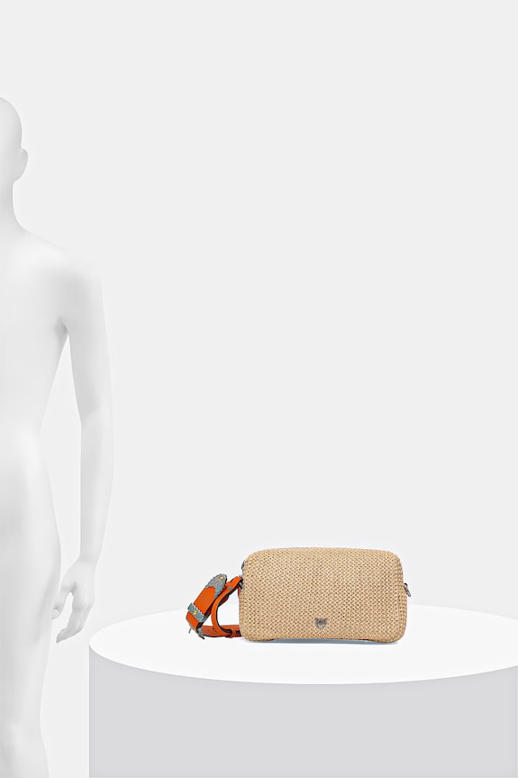 Pinko geantă crossbody pentru femei împletită 106661.A391