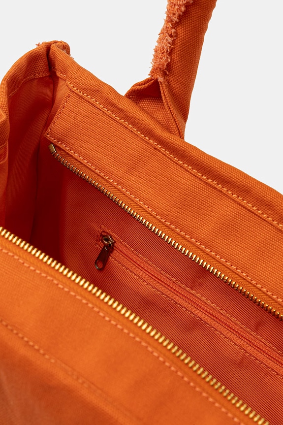 Pinko torebka shopper damska jeansowa 106673.A3A4 pomarańczowy